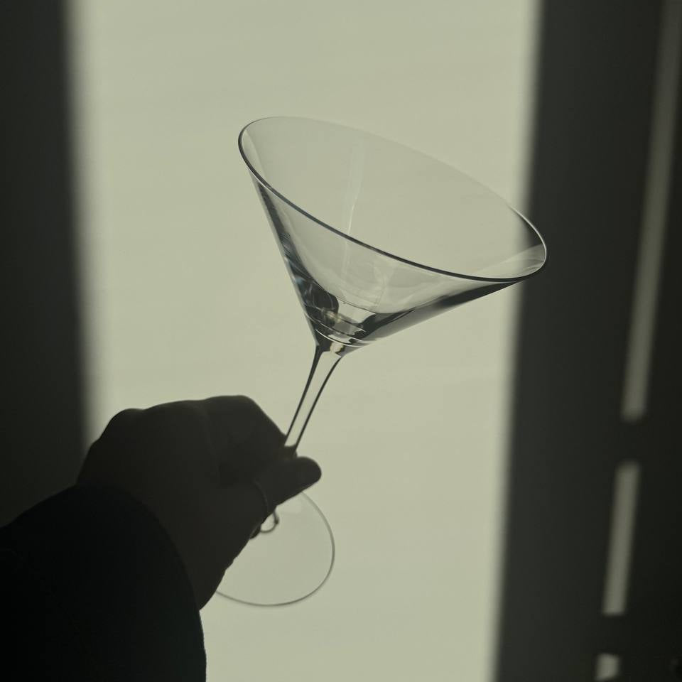 Pearl martini glass candle with wax pearls – Lily Glow Decor