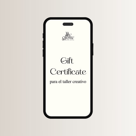 Digital Creative Workshop Gift Certificate